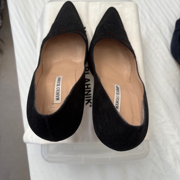 Manolo Blahnik black suede! - Picture 1 of 3